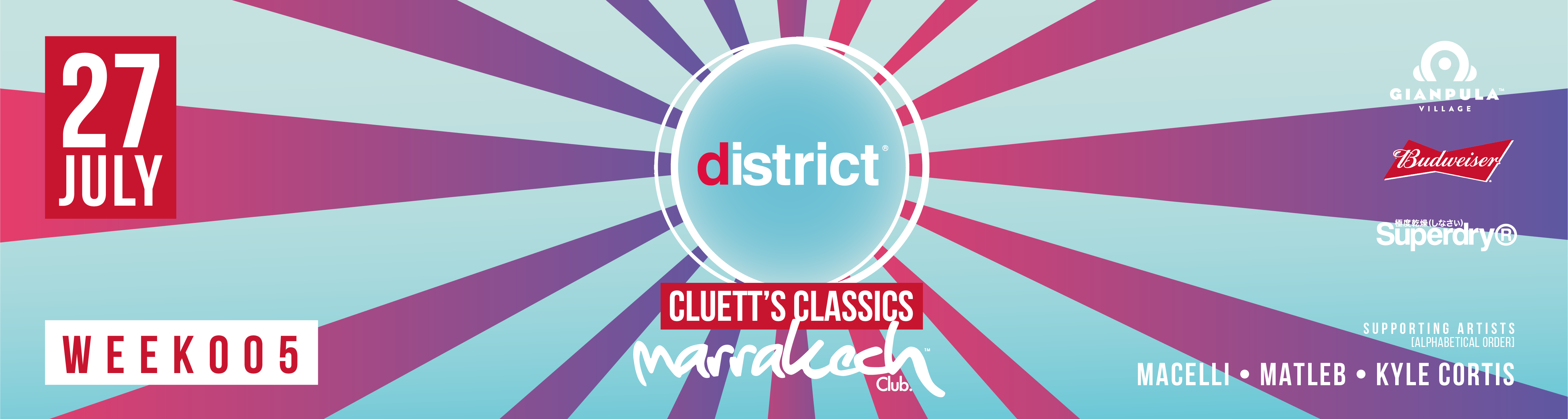 district week 5 gianpula marrakech classics